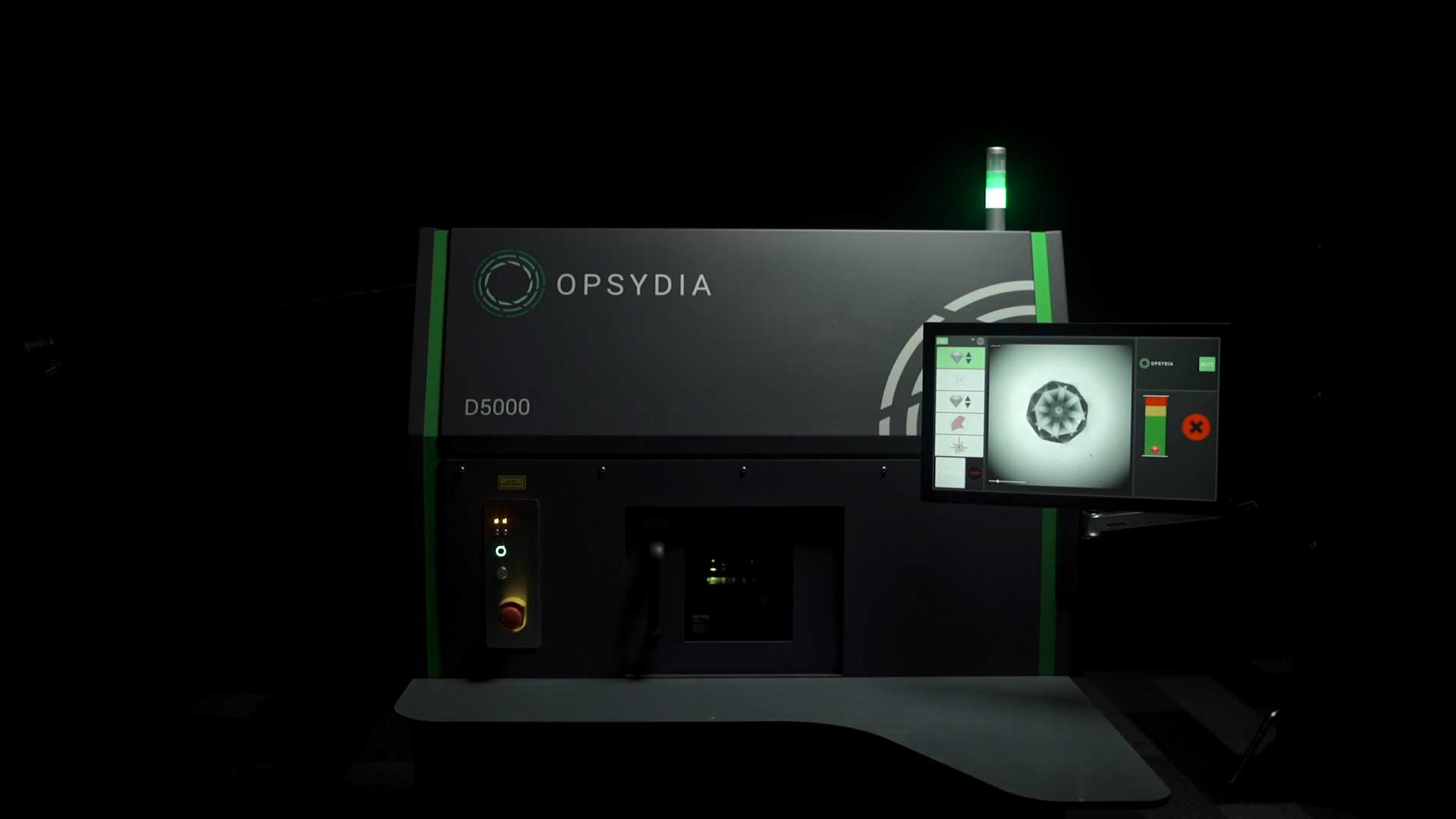 The Opsydia System can be used to place identifiers beneath the surface of diamonds