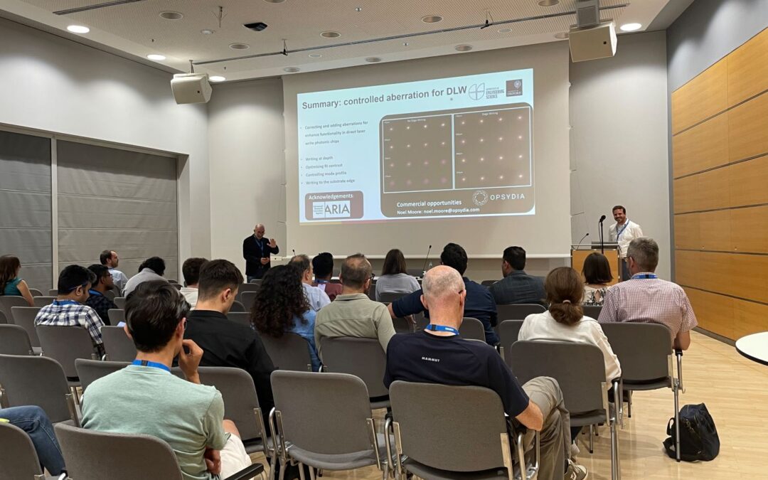Prof. Patrick Salter presents at CLEO Europe 2025